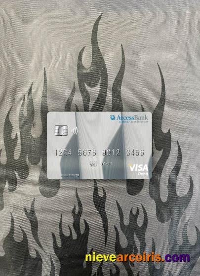 Liberia Access Bank visa debit card photolook